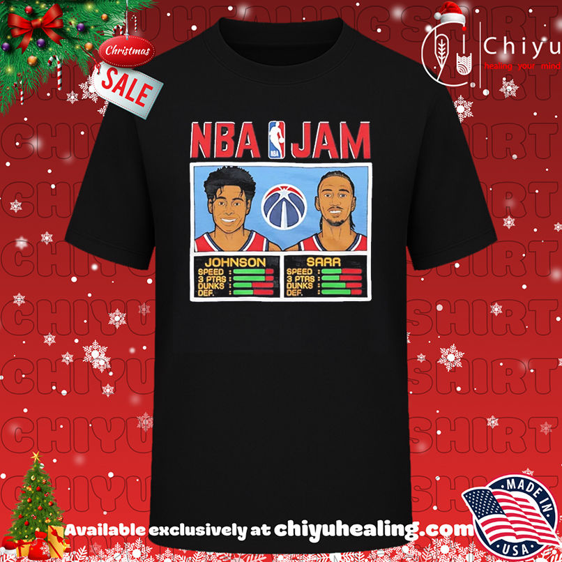 Johnson And Sarr NBA Jam Wizards shirt, Hoodie, Sweatshirt, Poster Canvas, Mug, Ornaments