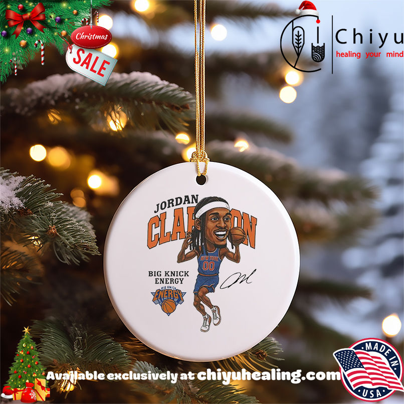 Jordan Clarkson Big Knick Enegy New York Knicks Signature shirt, Hoodie, Sweatshirt, Poster Canvas, Mug, Ornaments