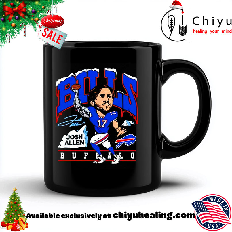 Josh Allen Buffalo Bills Signature Cartoon shirt, Hoodie, Sweatshirt, Poster Canvas, Mug, Ornaments