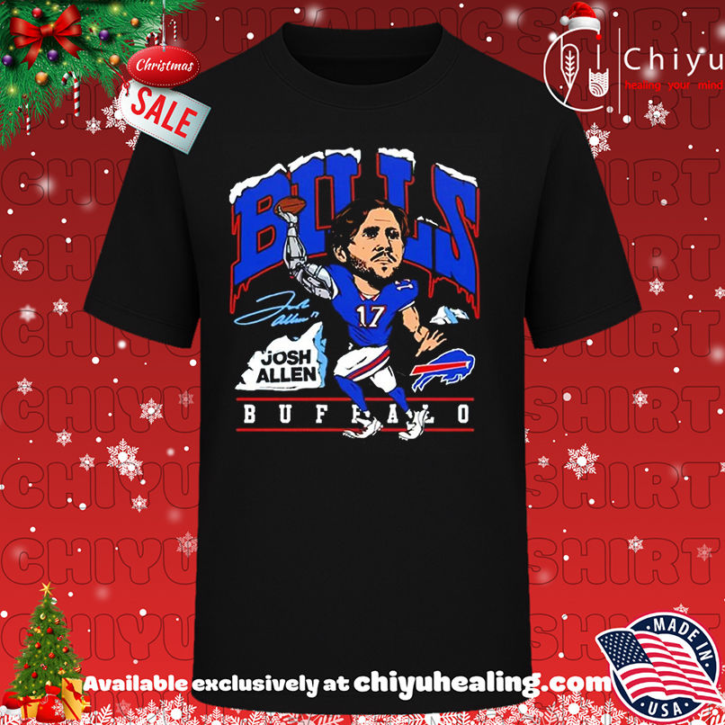 Josh Allen Buffalo Bills Signature Cartoon shirt, Hoodie, Sweatshirt, Poster Canvas, Mug, Ornaments