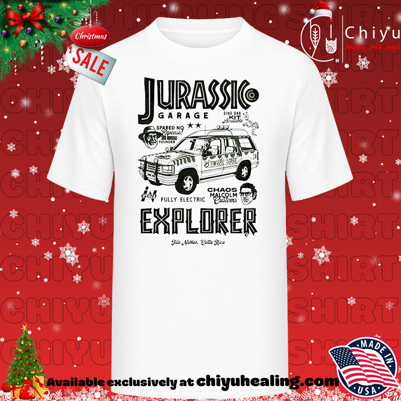 Jurassic Garage Explorer Shirt, Hoodie, Sweatshirt, Poster Canvas, Mug, Ornaments