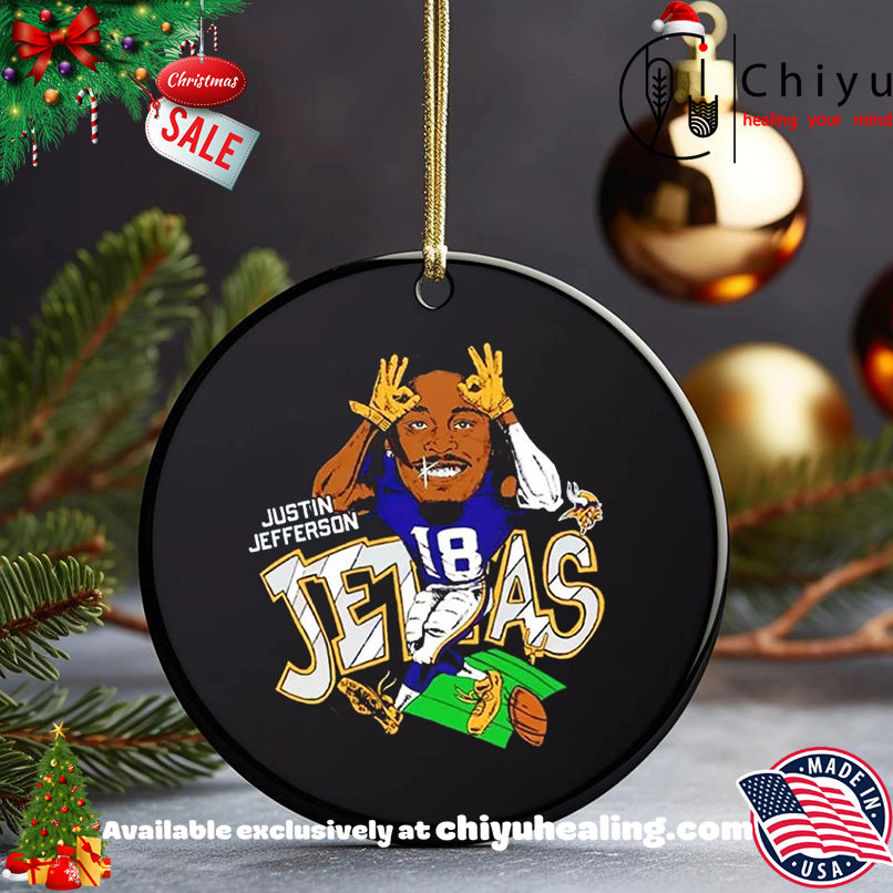 Justin Jefferson Minnesota Vikings Charcoal Jettas Caricature shirt, Hoodie, Sweatshirt, Poster Canvas, Mug, Ornaments