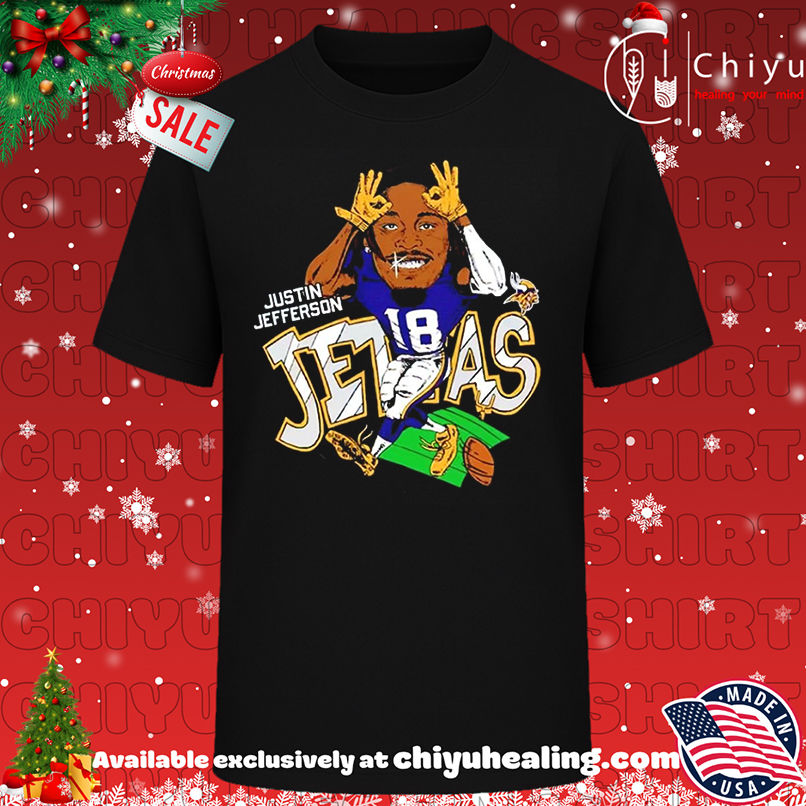 Justin Jefferson Minnesota Vikings Charcoal Jettas Caricature shirt, Hoodie, Sweatshirt, Poster Canvas, Mug, Ornaments