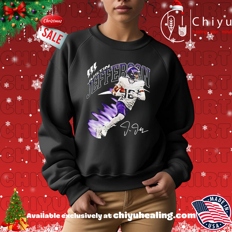 Justin Jefferson Minnesota Vikings Signature Retro shirt Justin Jefferson Minnesota Vikings Signature Retro shirt