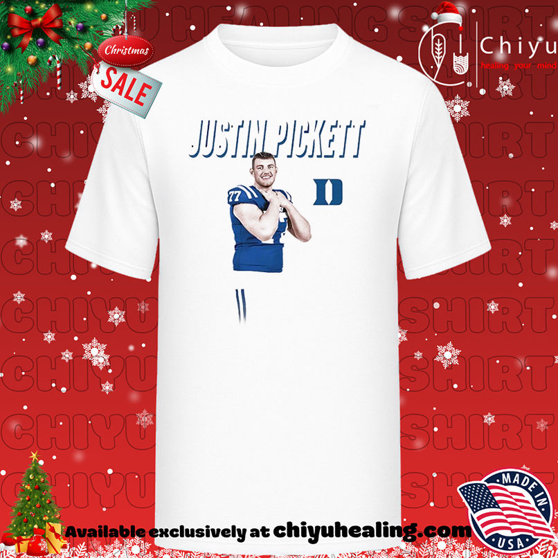 Justin Pickett Duke Blue Devils Basketball Graphic T-shirt, Hoodie, Sweatshirt, Poster Canvas, Mug, Ornaments