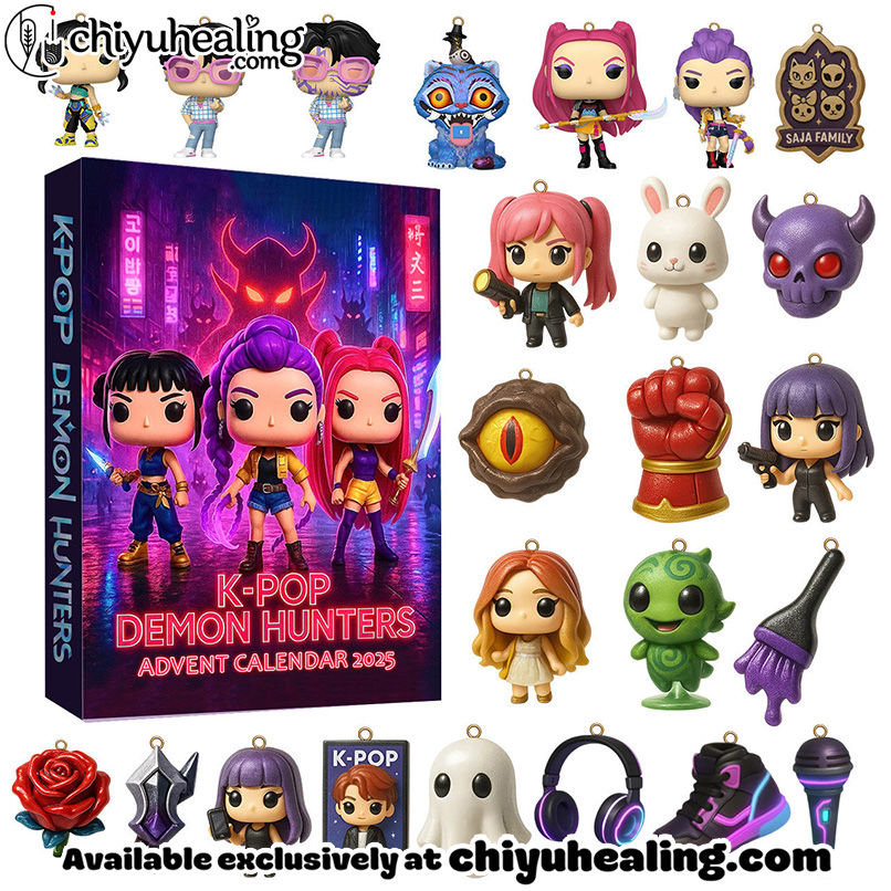 KDH Premium Advent Calendar 2025 CHRISTMAS GIFT, CHRISTMAS IDEA, Christmas Countdown Advent Calendar Gift Box with 24 Acrylic Ornaments