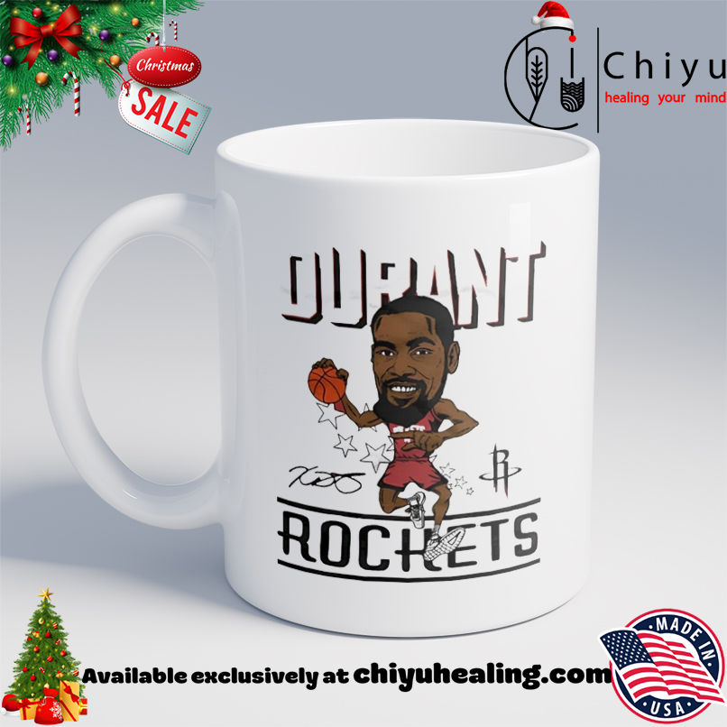Kevin Durant Rockets signature caricature shirt, Hoodie, Sweatshirt, Poster Canvas, Mug, Ornaments