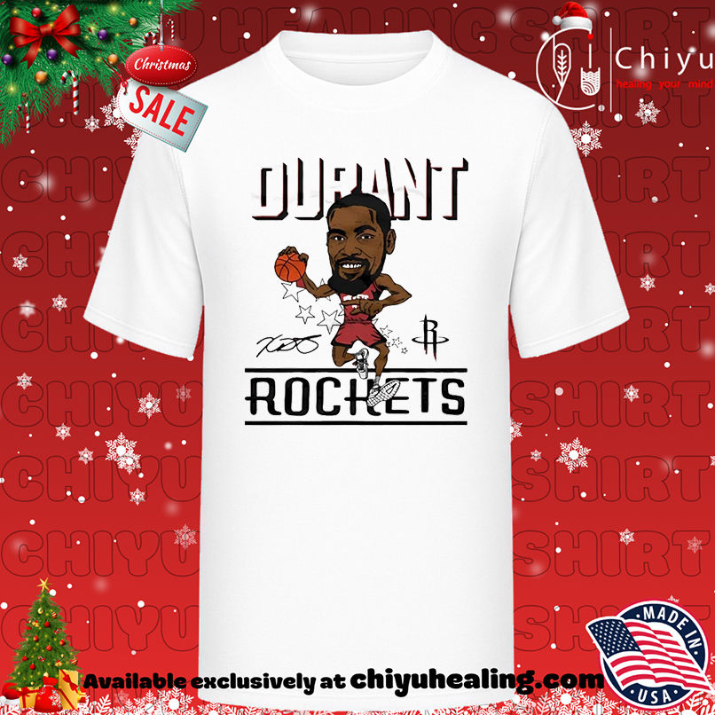 Kevin Durant Rockets signature caricature shirt, Hoodie, Sweatshirt, Poster Canvas, Mug, Ornaments