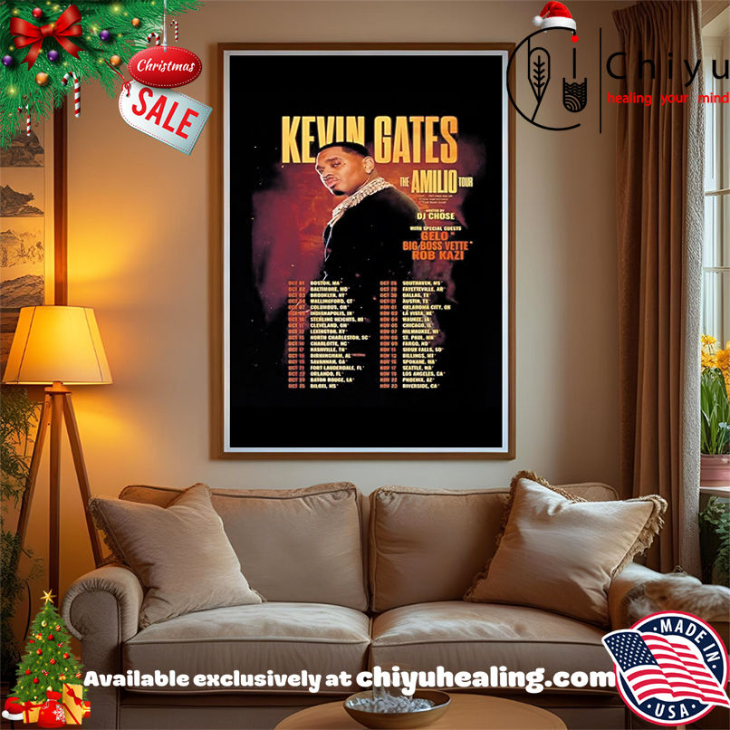 Kevin Gates The Amilio Tour 2025 Exclusive Shirt, Hoodie, Sweatshirt, Poster Canvas, Mug, Ornaments