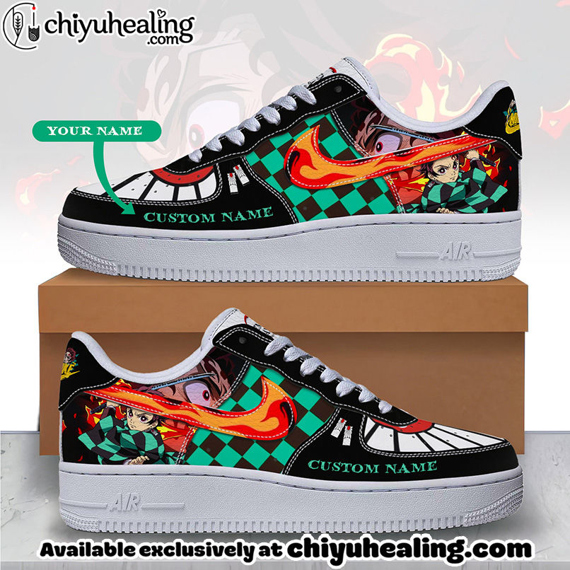 Kimetsu no Yaiba x Kamado Tanjiro Air Low-Top Sneakers Shoes For Men And Women
