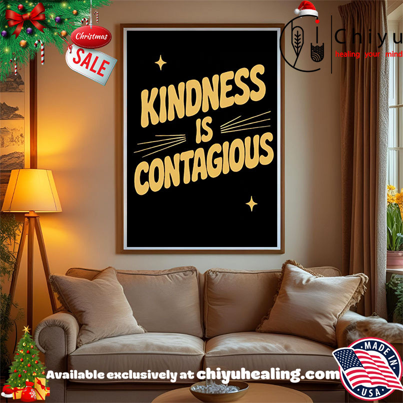 Kindness Is Contagious Bold Retro shirt, Hoodie, Sweatshirt, Poster Canvas, Mug, Ornaments