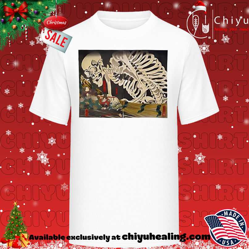 Kuniyoshi's Giant Skeleton picture shirt, Hoodie, Sweatshirt, Poster Canvas, Mug, Ornaments