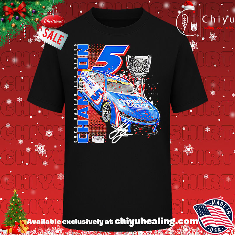 Kyle Larson Hendrick Motorsports Team Collection 2025 NASCAR Cup Series Champion Car Shirt, Hoodie, Sweatshirt, Poster Canvas, Mug, Ornaments