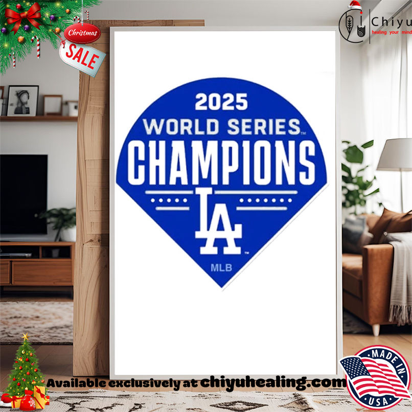 LA Dodgers 2025 MLB World Series Champions logo T-shirt LA Dodgers 2025 MLB World Series Champions logo T-shirt