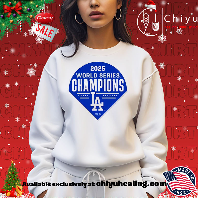 LA Dodgers 2025 MLB World Series Champions logo T-shirt LA Dodgers 2025 MLB World Series Champions logo T-shirt