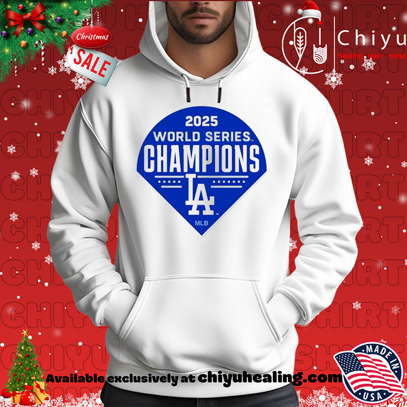 LA Dodgers 2025 MLB World Series Champions logo T-shirt, Hoodie, Sweatshirt, Poster Canvas, Mug, Ornaments