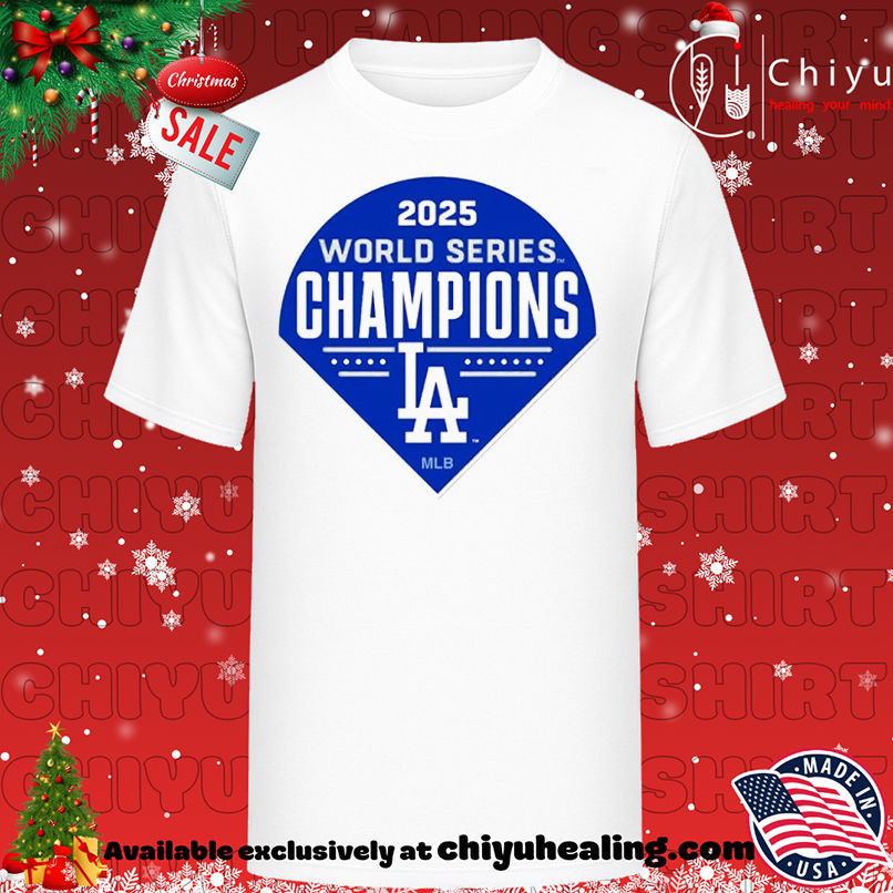 LA Dodgers 2025 MLB World Series Champions logo T-shirt, Hoodie, Sweatshirt, Poster Canvas, Mug, Ornaments