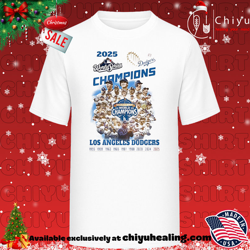 LA Dodgers 2025 World Series Champions All Team shirt, Hoodie, Sweatshirt, Poster Canvas, Mug, Ornaments