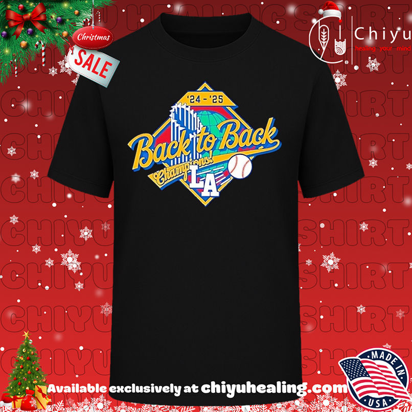 LA Dodgers 24 25 Back to Back World Series Champions T-shirt, Hoodie, Sweatshirt, Poster Canvas, Mug, Ornaments