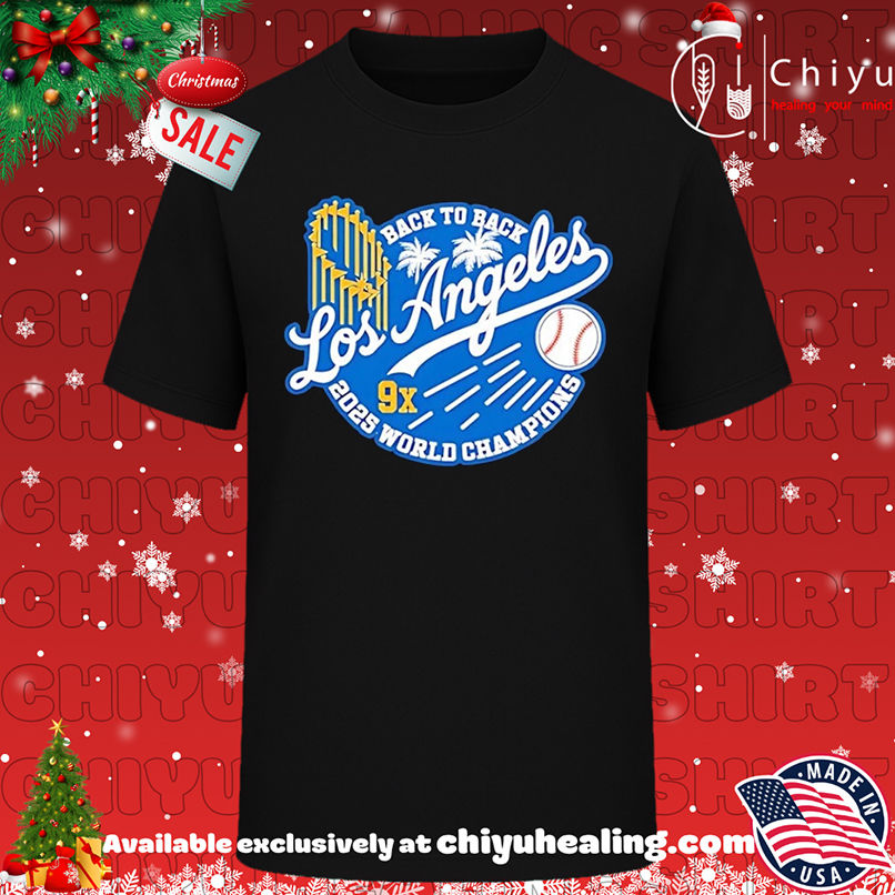 LA Dodgers 9 Time 2025 World Series Champions back to back T-shirt, Hoodie, Sweatshirt, Poster Canvas, Mug, Ornaments