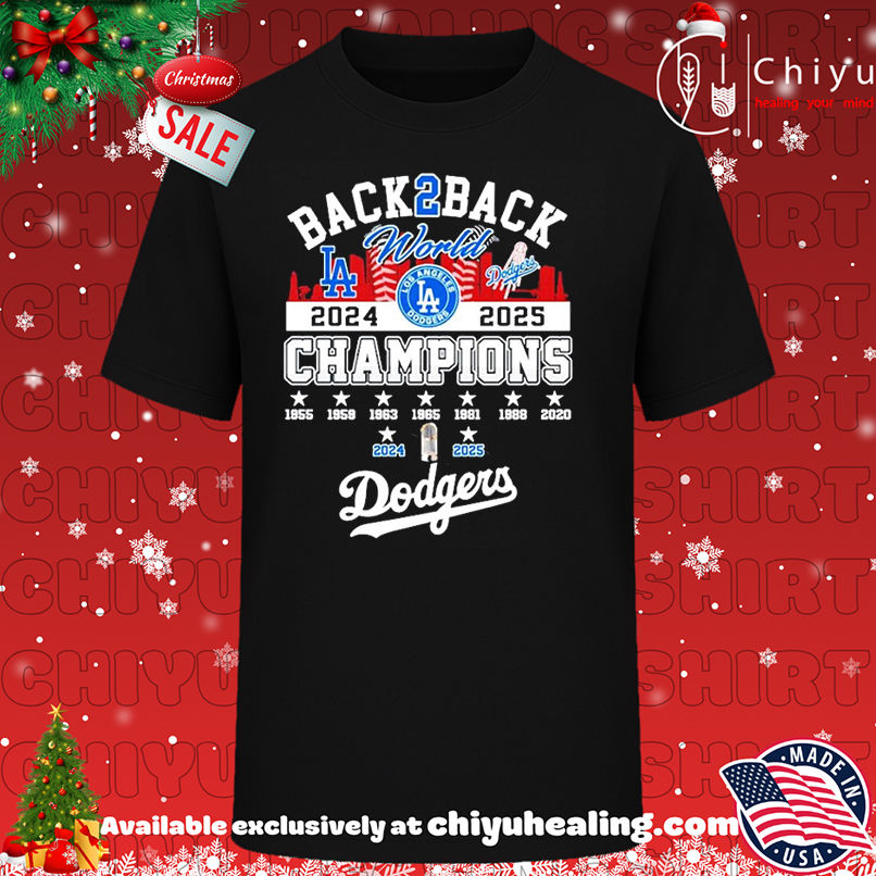LA Dodgers 9 time World Series Champions 2025 back to back city skyline shirt, Hoodie, Sweatshirt, Poster Canvas, Mug, Ornaments
