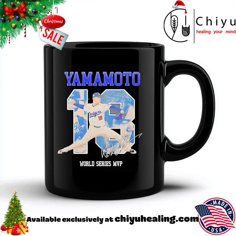 LA Dodgers Yoshinobu Yamamoto World Series MVP Signature shirt, Hoodie, Sweatshirt, Poster Canvas, Mug, Ornaments