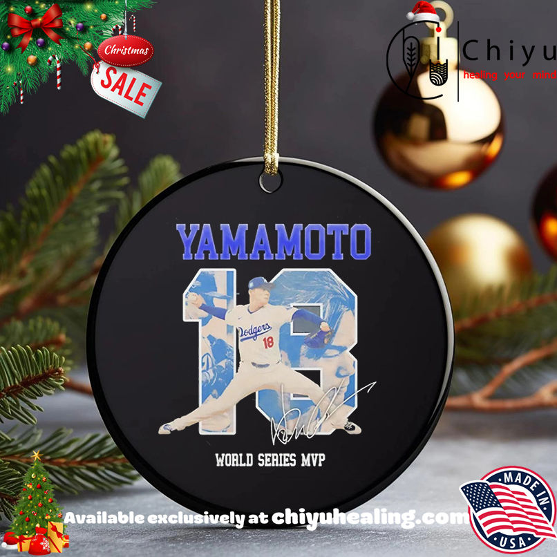 LA Dodgers Yoshinobu Yamamoto World Series MVP Signature shirt, Hoodie, Sweatshirt, Poster Canvas, Mug, Ornaments