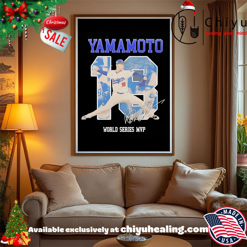 LA Dodgers Yoshinobu Yamamoto World Series MVP Signature shirt LA Dodgers Yoshinobu Yamamoto World Series MVP Signature shirt