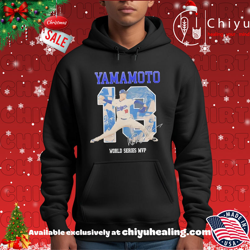LA Dodgers Yoshinobu Yamamoto World Series MVP Signature shirt, Hoodie, Sweatshirt, Poster Canvas, Mug, Ornaments
