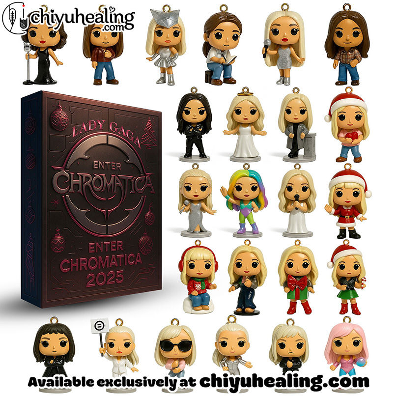 LDGG Premium Advent Calendar 2025 CHRISTMAS GIFT, CHRISTMAS IDEA, Christmas Countdown Advent Calendar Gift Box with 24 Acrylic Ornaments