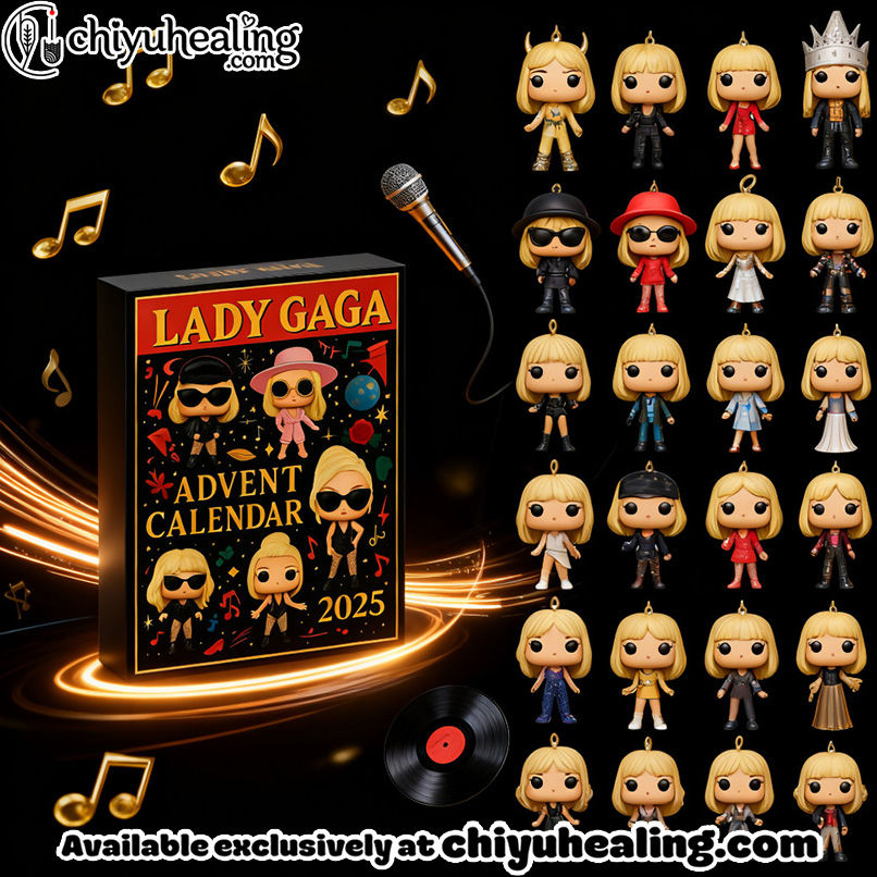 LG Advent Calendar 2025, Christmas Countdown Advent Calendar Gift Box with 24 Acrylic Ornaments