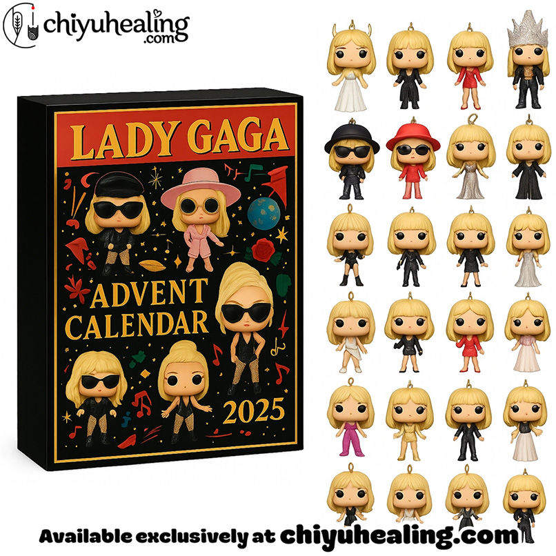 LG Advent Calendar 2025, Christmas Countdown Advent Calendar Gift Box with 24 Acrylic Ornaments