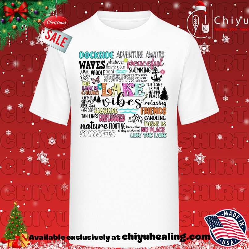 Lake Vibes Dockside Adventure Awaits Peaceful Swimming T-shirt, Hoodie, Sweatshirt, Poster Canvas, Mug, Ornaments