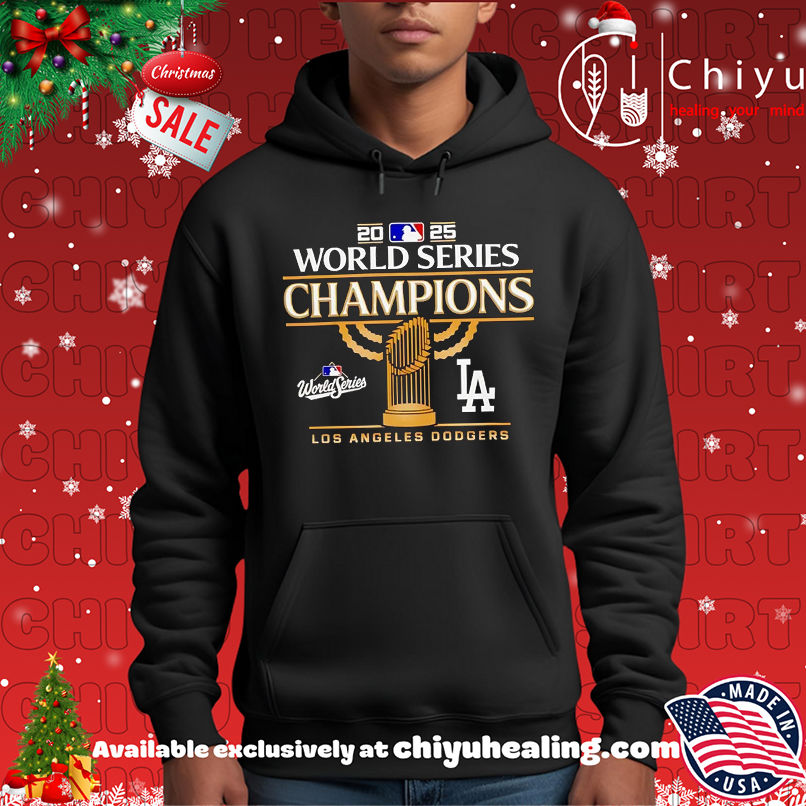 Los Angeles Dodgers 2025 World Series Champions Celebrate T-shirt, Hoodie, Sweatshirt, Poster Canvas, Mug, Ornaments
