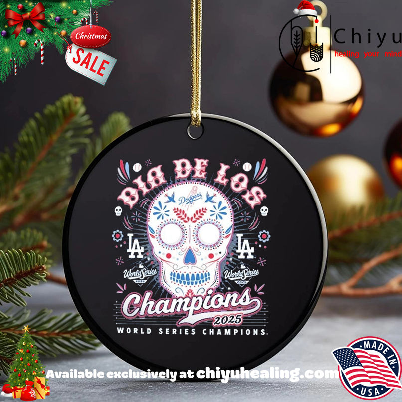 Los Angeles Dodgers 2025 World Series Champions Dia De Los Champions Franklin T-shirt, Hoodie, Sweatshirt, Poster Canvas, Mug, Ornaments