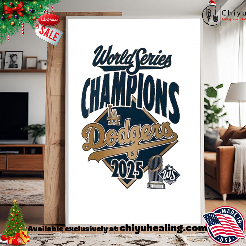 Los Angeles Dodgers 2025 World Series Champions Locker Room T-shirt Los Angeles Dodgers 2025 World Series Champions Locker Room T-shirt