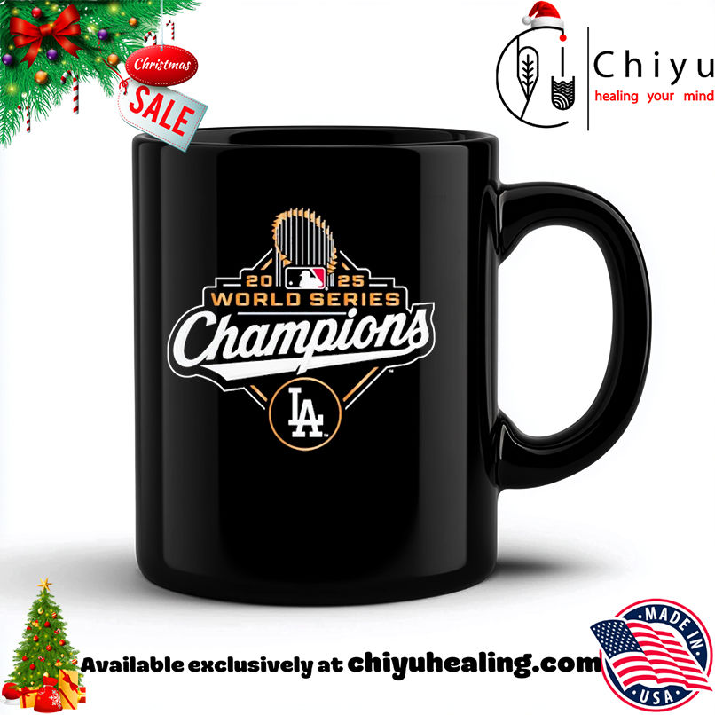 Los Angeles Dodgers 2025 World Series Champions logo T-shirt, Hoodie, Sweatshirt, Poster Canvas, Mug, Ornaments