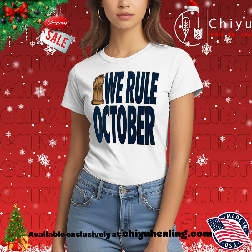 Los Angeles Dodgers 2025 World Series Champions we rule october T-shirt, Hoodie, Sweatshirt, Poster Canvas, Mug, Ornaments