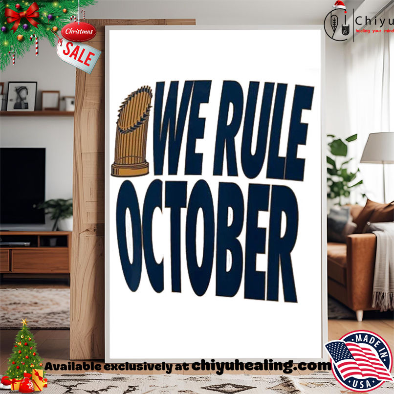 Los Angeles Dodgers 2025 World Series Champions we rule october T-shirt Los Angeles Dodgers 2025 World Series Champions we rule october T-shirt