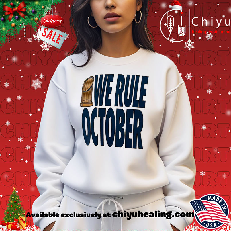 Los Angeles Dodgers 2025 World Series Champions we rule october T-shirt Los Angeles Dodgers 2025 World Series Champions we rule october T-shirt