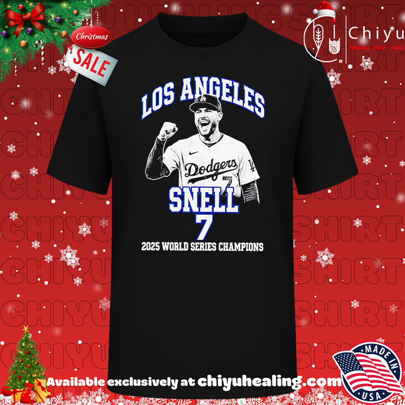 Los Angeles Dodgers Blake Snell 2025 World Series Champions shirt, Hoodie, Sweatshirt, Poster Canvas, Mug, Ornaments