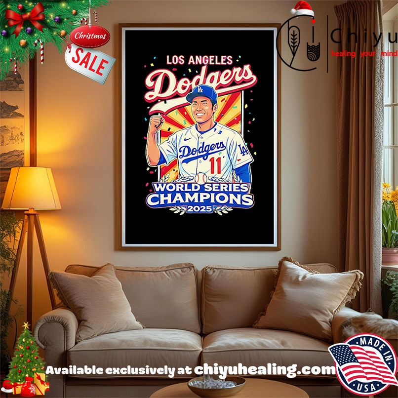 Los Angeles Dodgers Roki Sasaki 2025 World Series Champions shirt, Hoodie, Sweatshirt, Poster Canvas, Mug, Ornaments