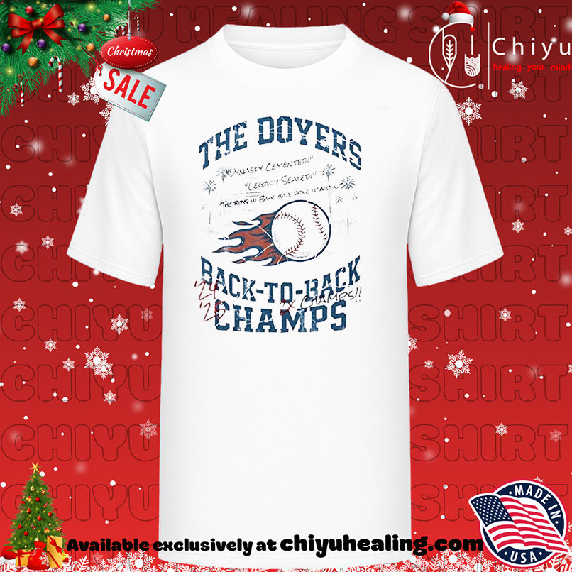 Los Angeles Dodgers The Doyers Back-to-Back Champs T-shirt, Hoodie, Sweatshirt, Poster Canvas, Mug, Ornaments
