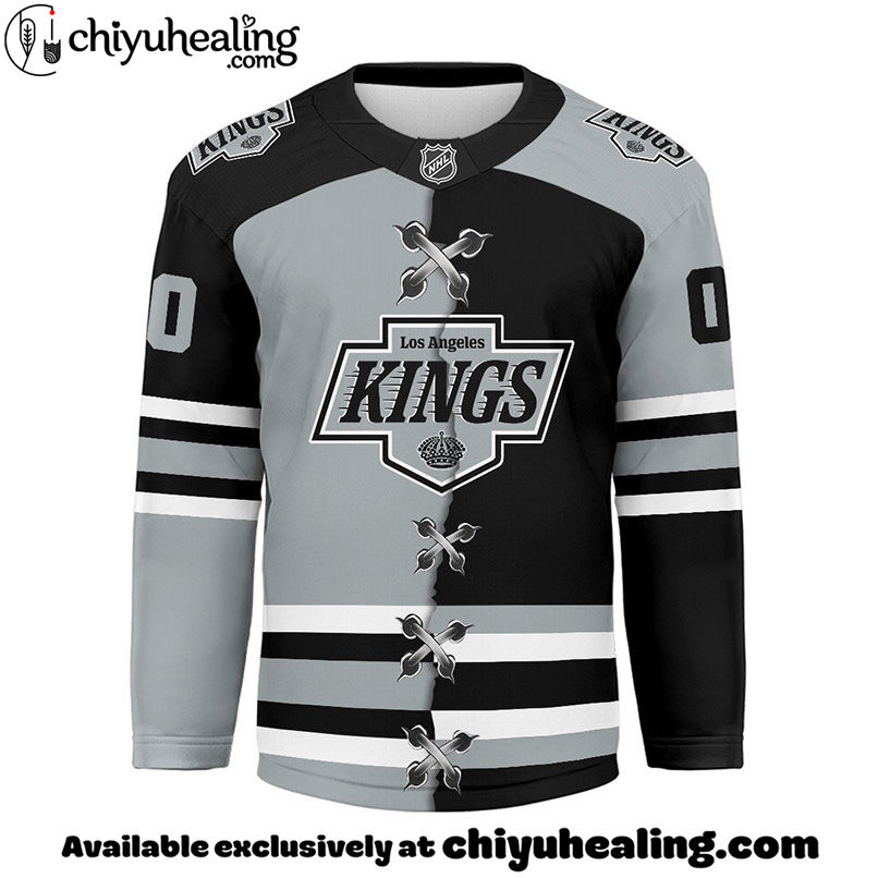 Los Angeles Kings - Premium NHL Personalized Split Color Hockey Jersey 3 Los Angeles Kings - Premium NHL Personalized Split Color Hockey Jersey