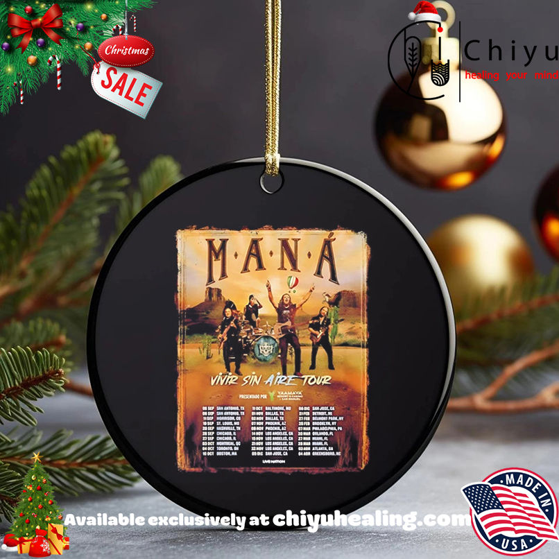 Mana Vivir Sin Aire Tour 2025 Shirt, Hoodie, Sweatshirt, Poster Canvas, Mug, Ornaments