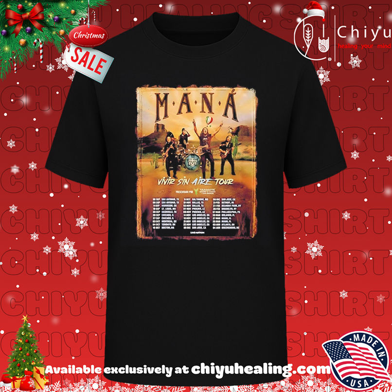 Mana Vivir Sin Aire Tour 2025 Shirt, Hoodie, Sweatshirt, Poster Canvas, Mug, Ornaments