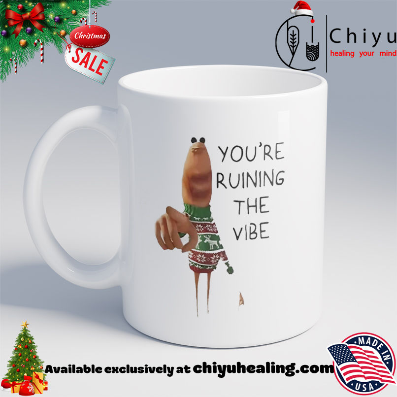 Marcus The Worm You're Ruining The Vibe Funny shirt, Hoodie, Sweatshirt, Poster Canvas, Mug, Ornaments