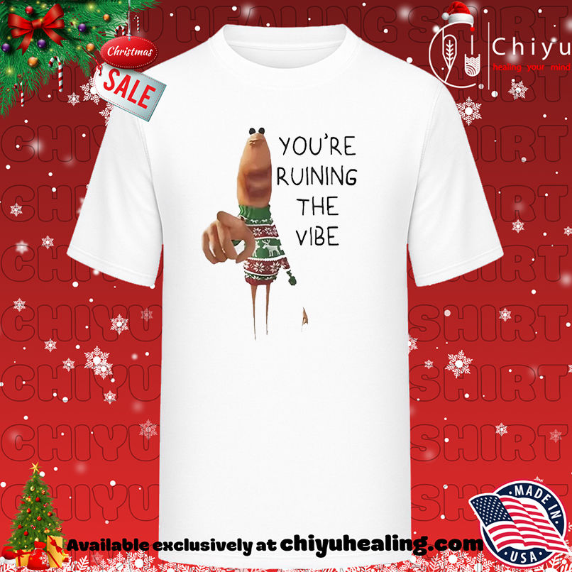 Marcus The Worm You're Ruining The Vibe Funny shirt, Hoodie, Sweatshirt, Poster Canvas, Mug, Ornaments