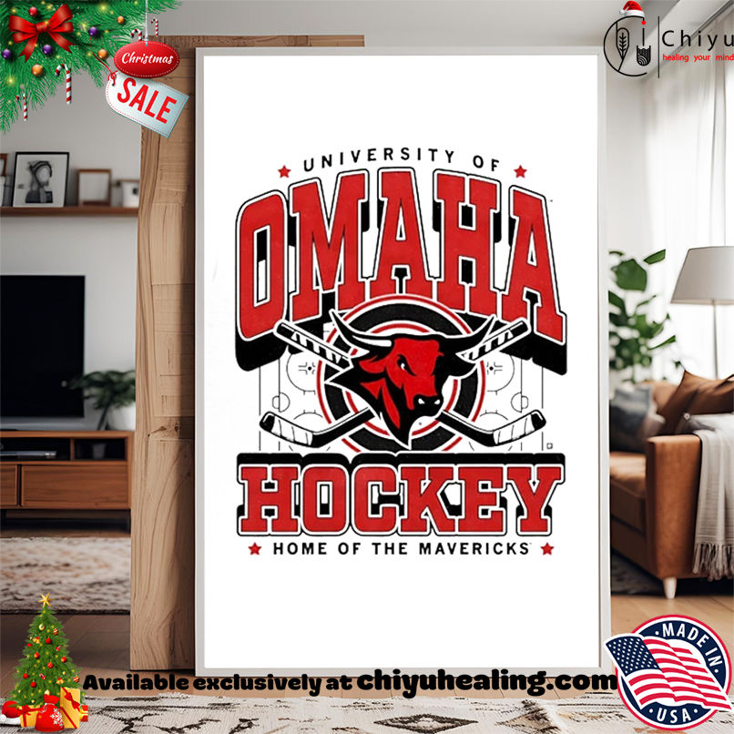 Mavericks Hockey The University of Nebraska Omaha hockey shirt, Hoodie, Sweatshirt, Poster Canvas, Mug, Ornaments