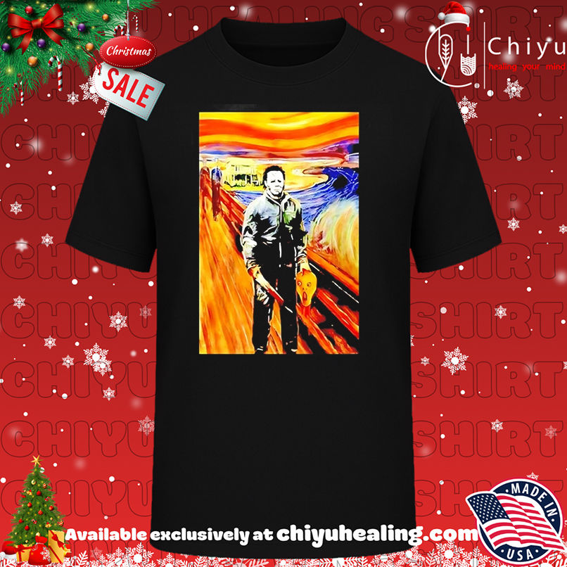 Michael Myers X The Scream Halloween Shirt, Hoodie, Sweatshirt, Poster Canvas, Mug, Ornaments